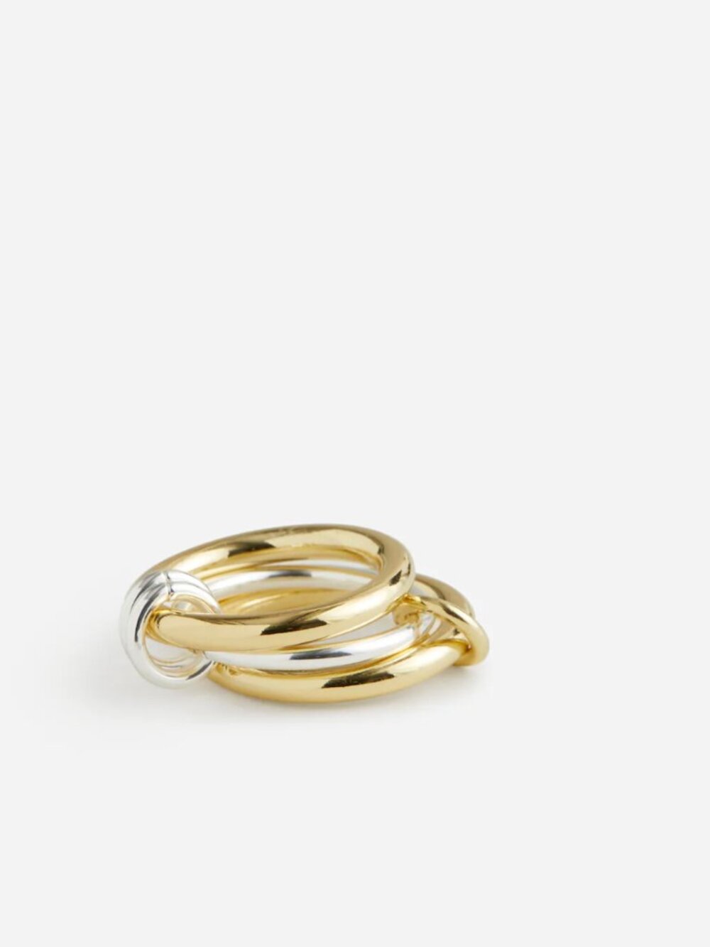Madewell Two-Toned Linked Ring Sz6